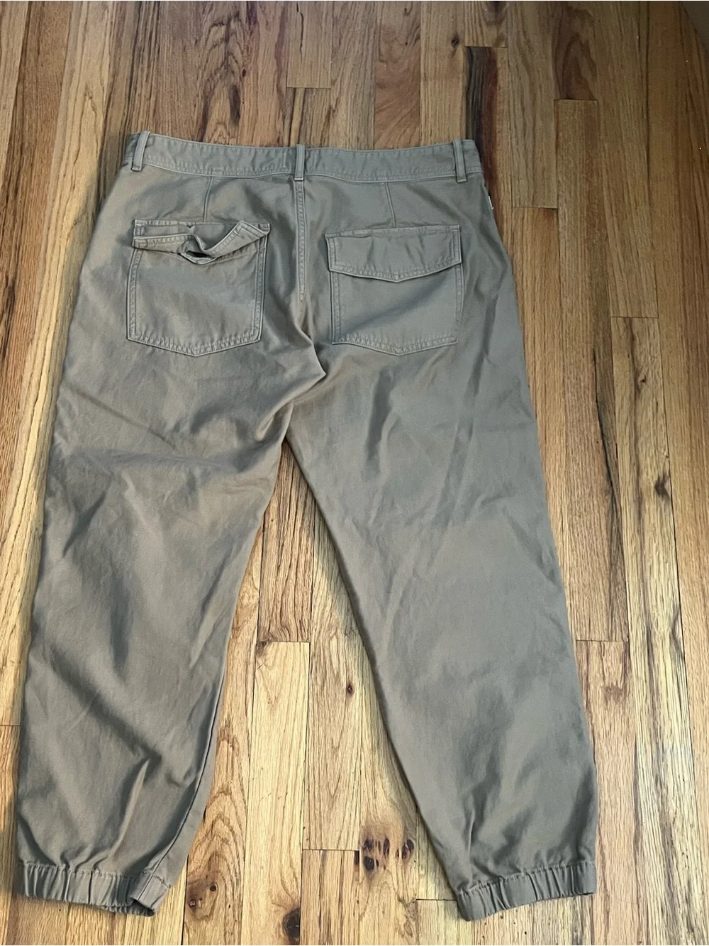 Citizens of Humanity 100% Cotton Cropped Utility Pants Size 30 Beige/Taupe